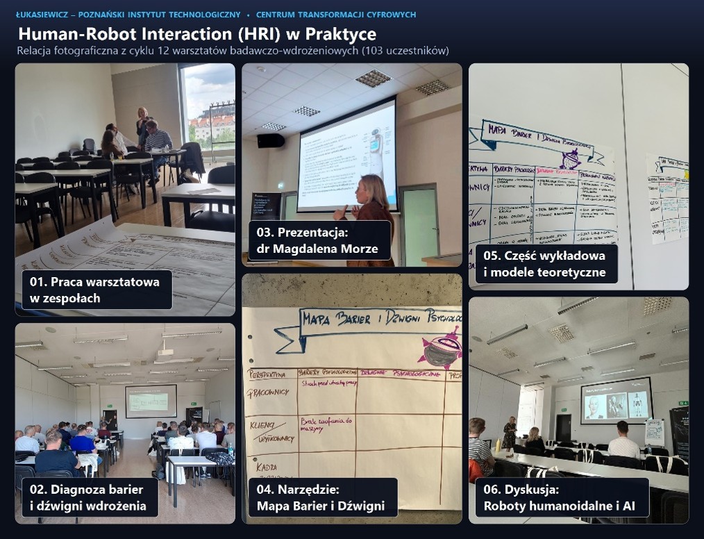 Zdjęcia warsztaty human-robot interaction